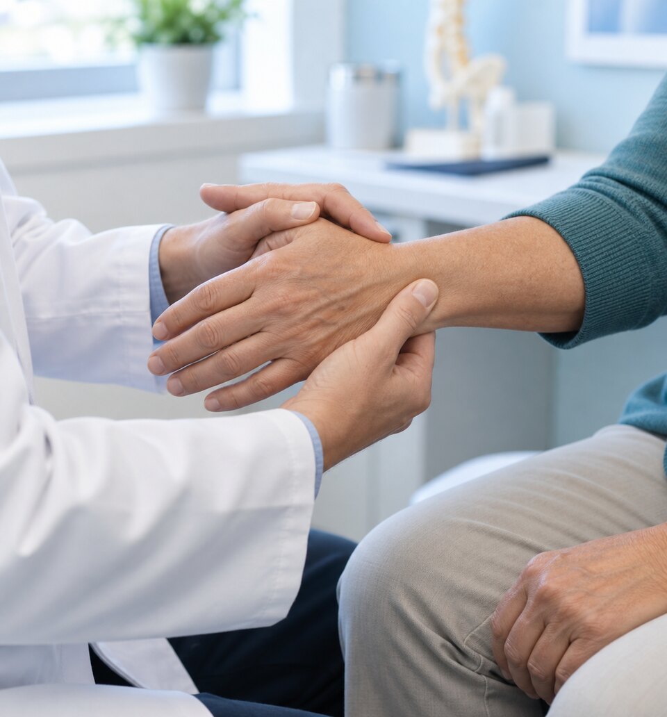 Valutazione reumatologica della mano