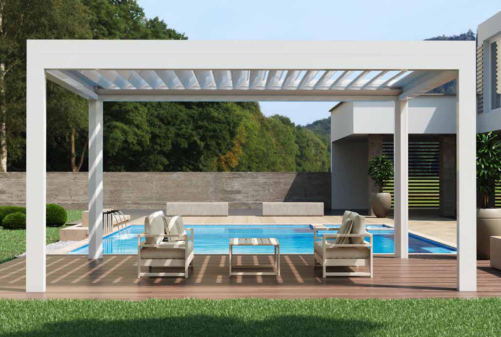 Pergola per spazio esterno