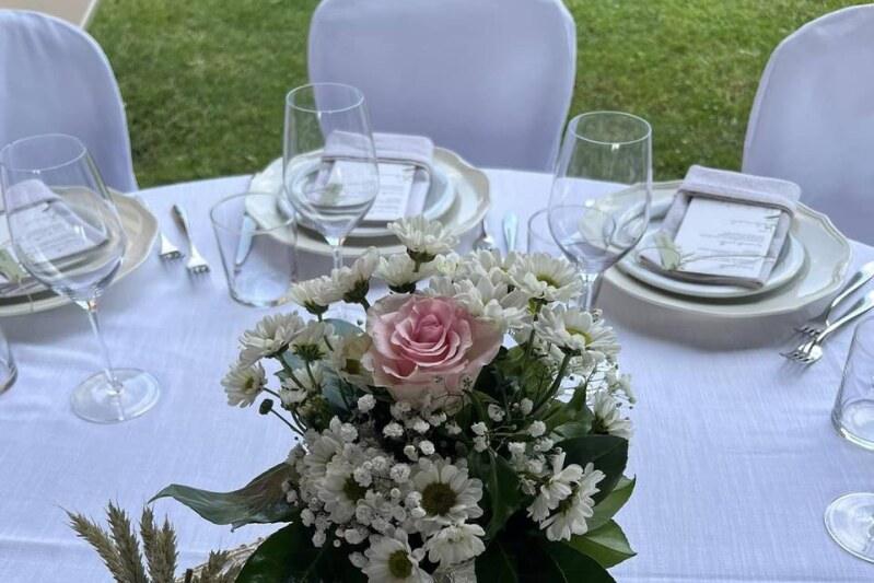 Allestimento floreale Flor'Art per una cerimonia
